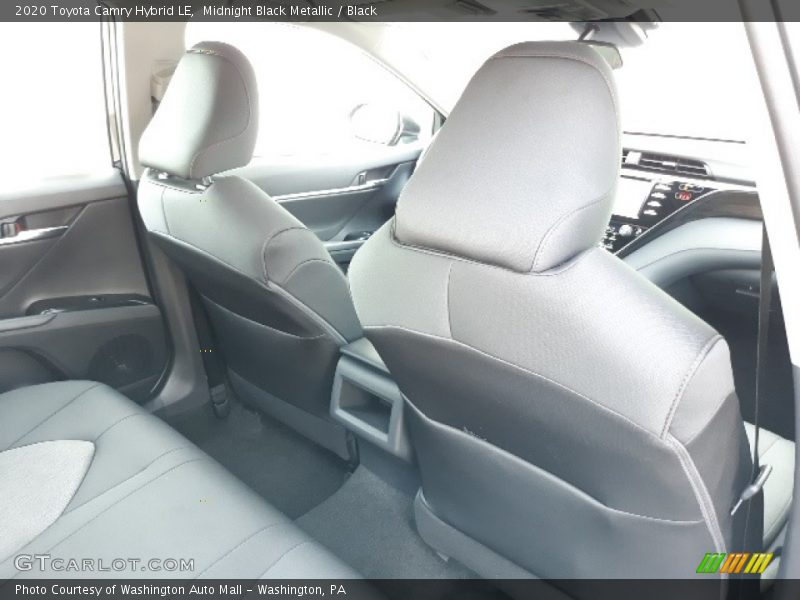 Midnight Black Metallic / Black 2020 Toyota Camry Hybrid LE