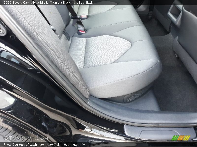 Midnight Black Metallic / Black 2020 Toyota Camry Hybrid LE