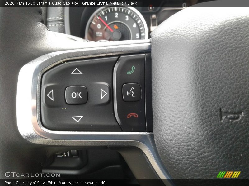  2020 1500 Laramie Quad Cab 4x4 Steering Wheel