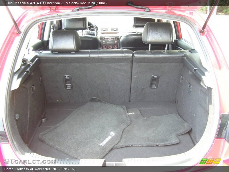 Velocity Red Mica / Black 2005 Mazda MAZDA3 s Hatchback