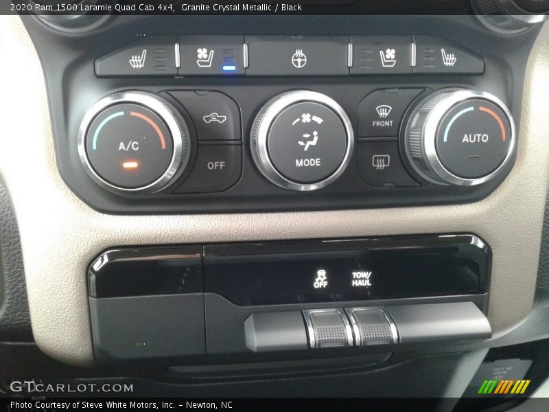 Granite Crystal Metallic / Black 2020 Ram 1500 Laramie Quad Cab 4x4