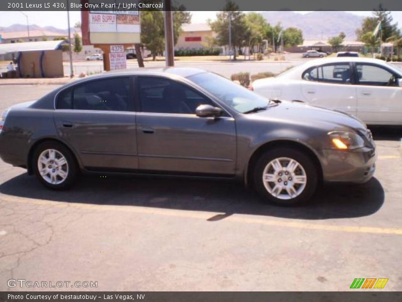 Blue Onyx Pearl / Light Charcoal 2001 Lexus LS 430