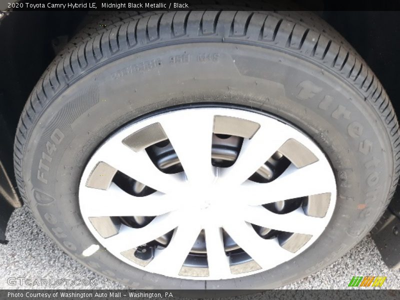 Midnight Black Metallic / Black 2020 Toyota Camry Hybrid LE