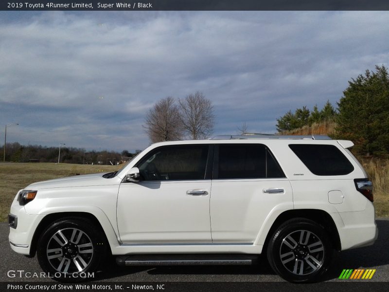 Super White / Black 2019 Toyota 4Runner Limited