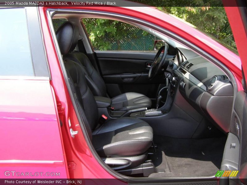 Velocity Red Mica / Black 2005 Mazda MAZDA3 s Hatchback