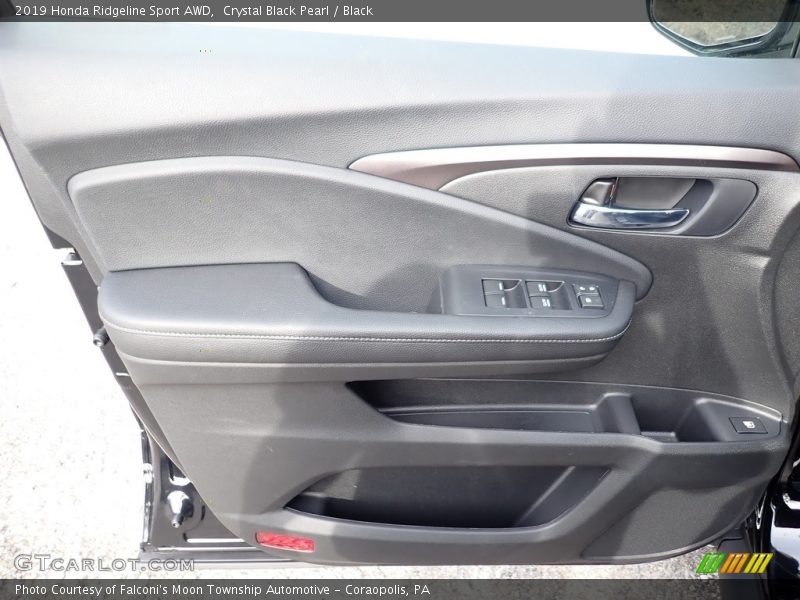 Crystal Black Pearl / Black 2019 Honda Ridgeline Sport AWD