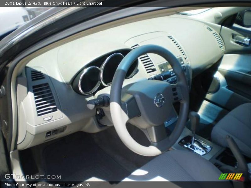 Blue Onyx Pearl / Light Charcoal 2001 Lexus LS 430