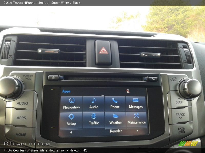 Super White / Black 2019 Toyota 4Runner Limited