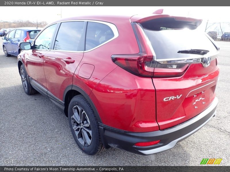 Radiant Red Metallic / Gray 2020 Honda CR-V EX-L AWD