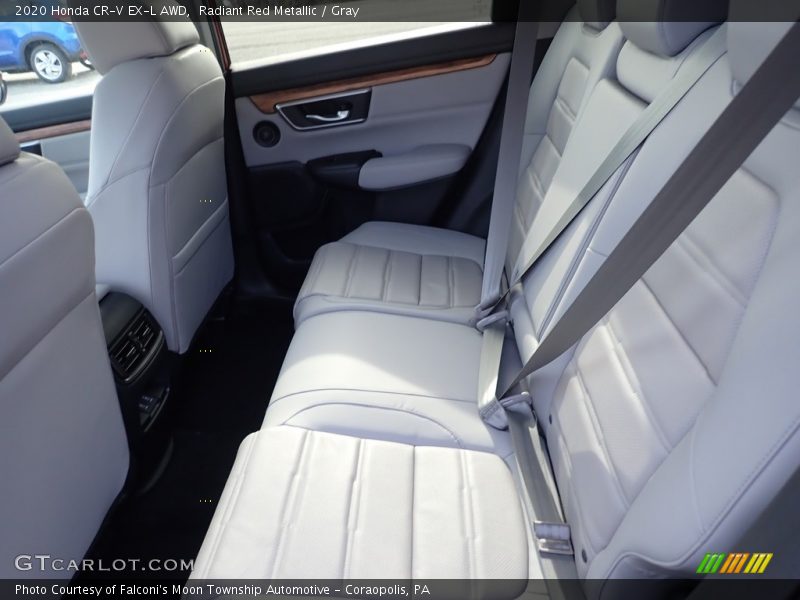 Radiant Red Metallic / Gray 2020 Honda CR-V EX-L AWD