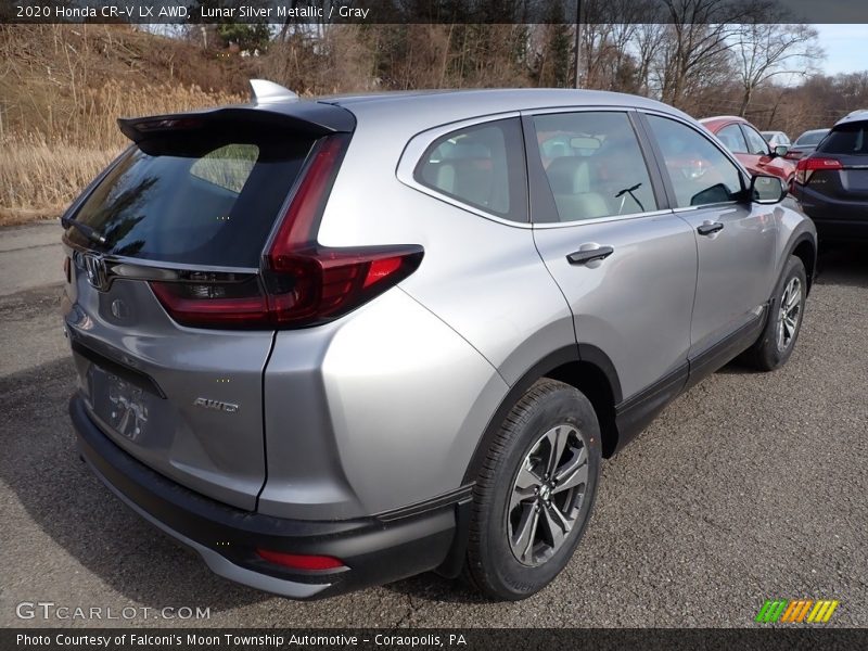Lunar Silver Metallic / Gray 2020 Honda CR-V LX AWD
