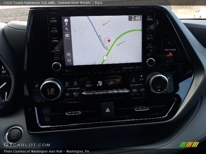 Celestial Silver Metallic / Black 2020 Toyota Highlander XLE AWD