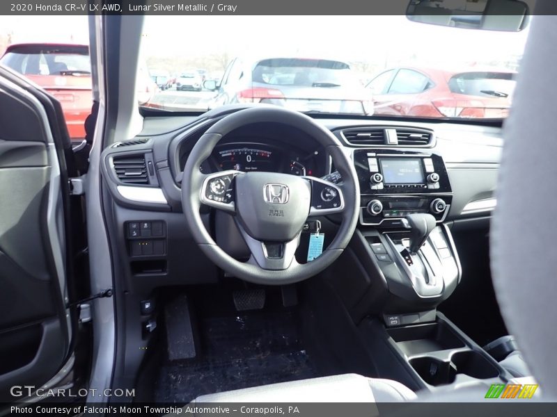 Lunar Silver Metallic / Gray 2020 Honda CR-V LX AWD