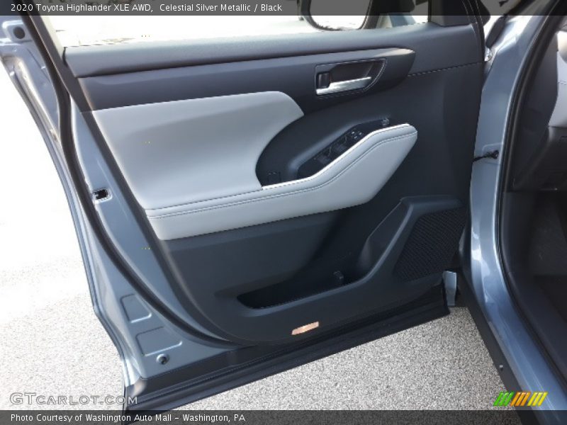 Celestial Silver Metallic / Black 2020 Toyota Highlander XLE AWD
