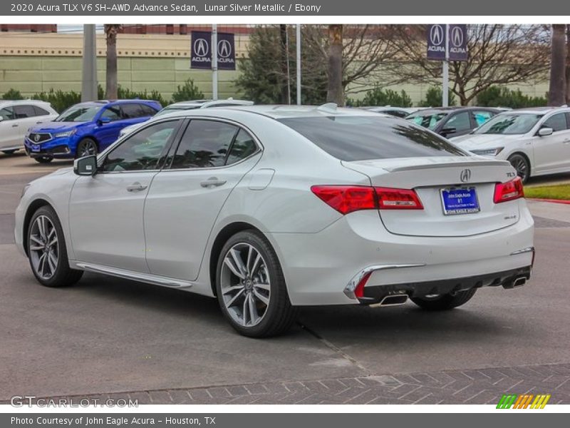 Lunar Silver Metallic / Ebony 2020 Acura TLX V6 SH-AWD Advance Sedan