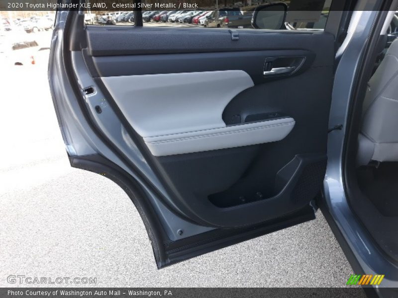 Celestial Silver Metallic / Black 2020 Toyota Highlander XLE AWD