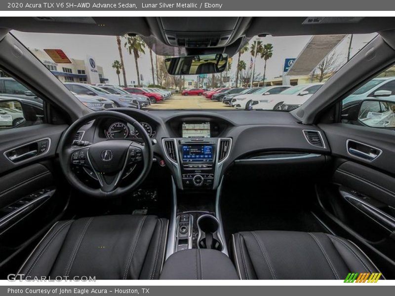 Lunar Silver Metallic / Ebony 2020 Acura TLX V6 SH-AWD Advance Sedan
