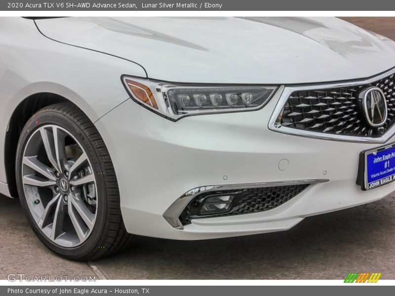 Lunar Silver Metallic / Ebony 2020 Acura TLX V6 SH-AWD Advance Sedan