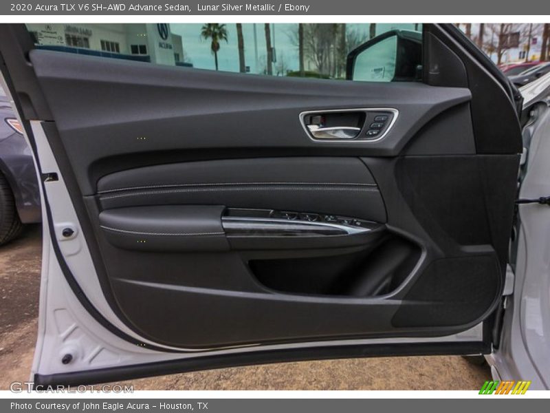 Lunar Silver Metallic / Ebony 2020 Acura TLX V6 SH-AWD Advance Sedan