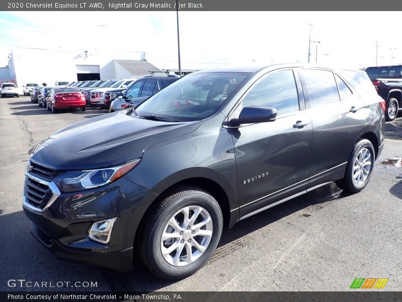 Nightfall Gray Metallic / Jet Black 2020 Chevrolet Equinox LT AWD