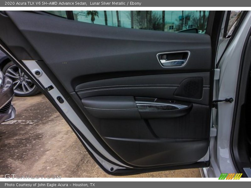 Lunar Silver Metallic / Ebony 2020 Acura TLX V6 SH-AWD Advance Sedan