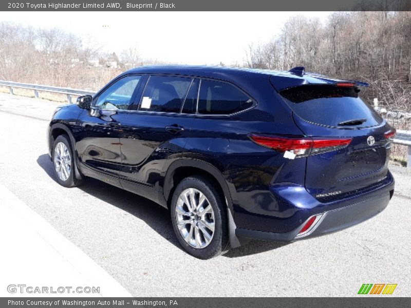 Blueprint / Black 2020 Toyota Highlander Limited AWD