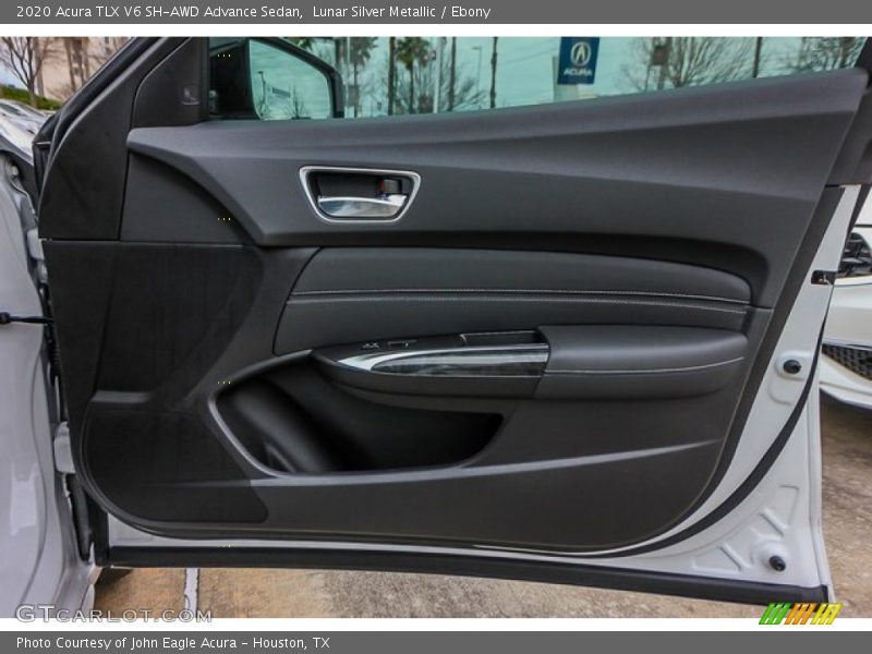Lunar Silver Metallic / Ebony 2020 Acura TLX V6 SH-AWD Advance Sedan