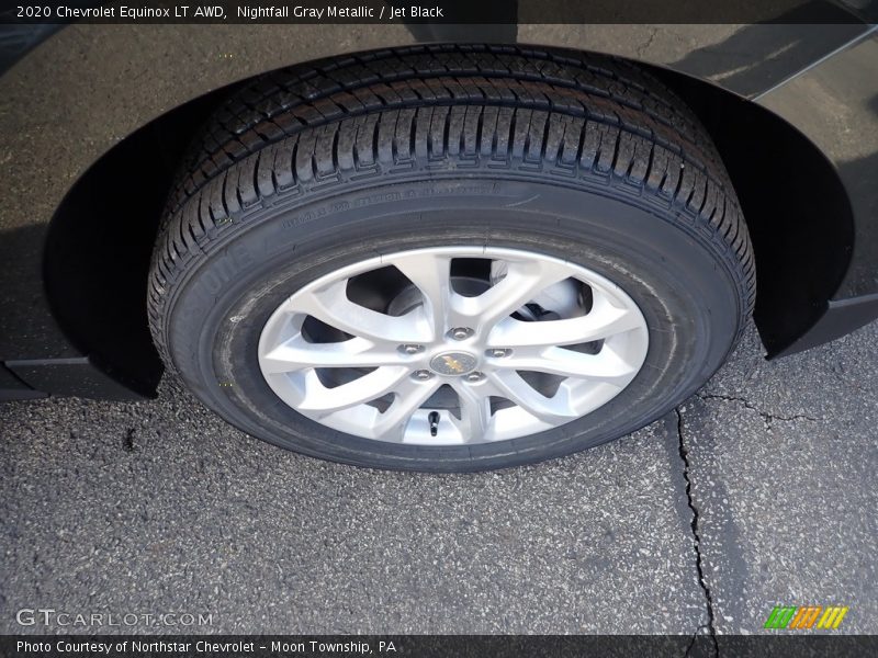 Nightfall Gray Metallic / Jet Black 2020 Chevrolet Equinox LT AWD