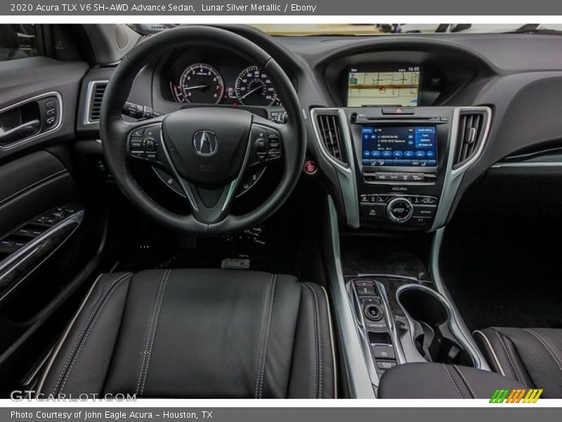 Lunar Silver Metallic / Ebony 2020 Acura TLX V6 SH-AWD Advance Sedan