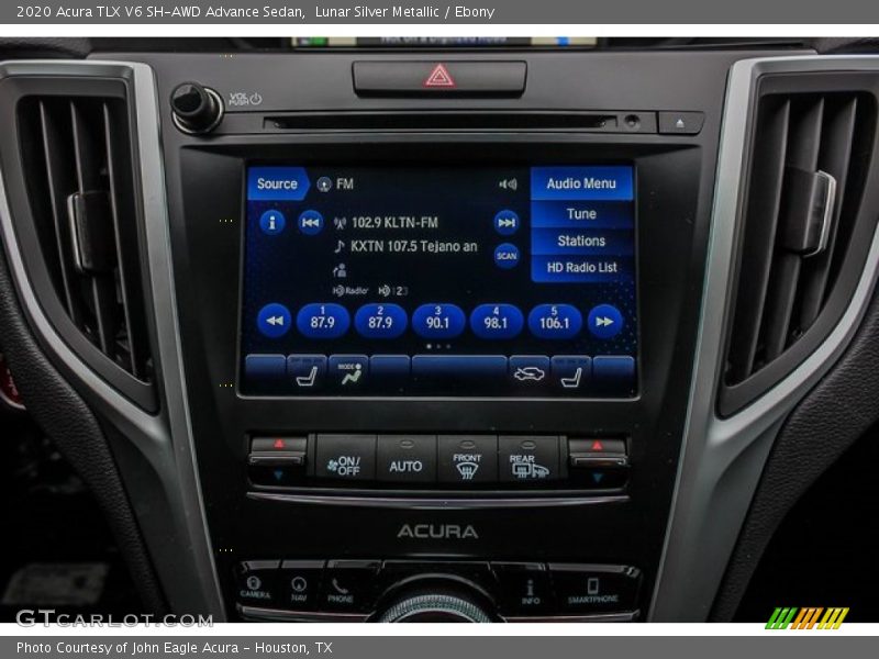 Lunar Silver Metallic / Ebony 2020 Acura TLX V6 SH-AWD Advance Sedan