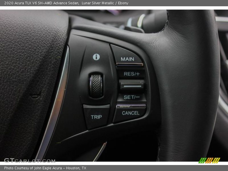 Lunar Silver Metallic / Ebony 2020 Acura TLX V6 SH-AWD Advance Sedan
