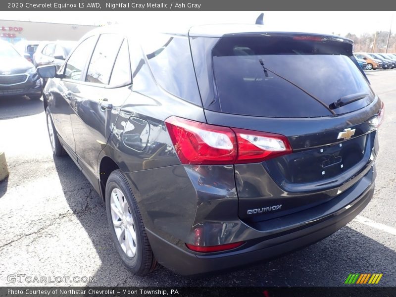 Nightfall Gray Metallic / Ash Gray 2020 Chevrolet Equinox LS AWD
