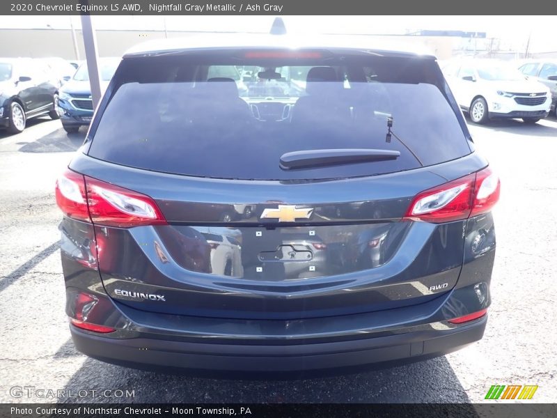 Nightfall Gray Metallic / Ash Gray 2020 Chevrolet Equinox LS AWD