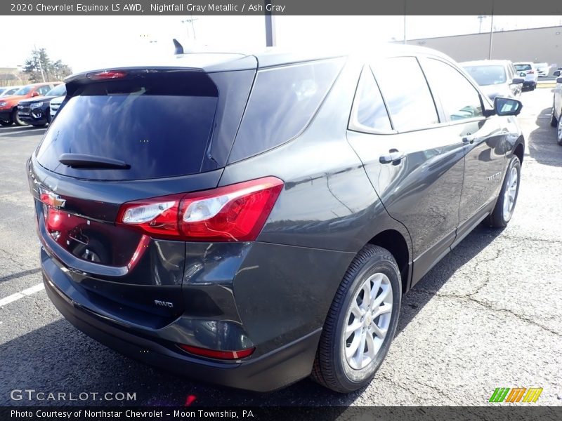 Nightfall Gray Metallic / Ash Gray 2020 Chevrolet Equinox LS AWD