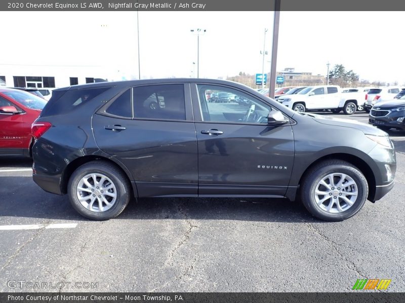 Nightfall Gray Metallic / Ash Gray 2020 Chevrolet Equinox LS AWD