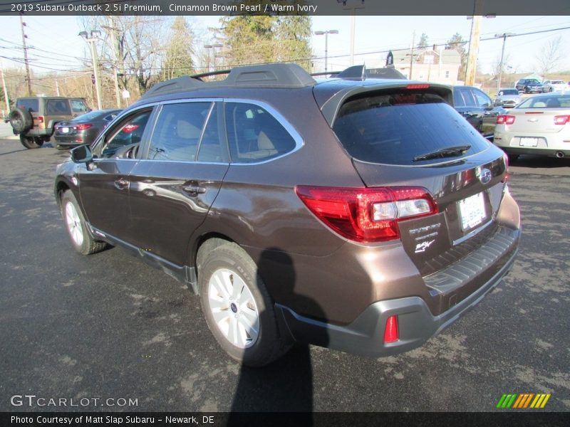 Cinnamon Brown Pearl / Warm Ivory 2019 Subaru Outback 2.5i Premium