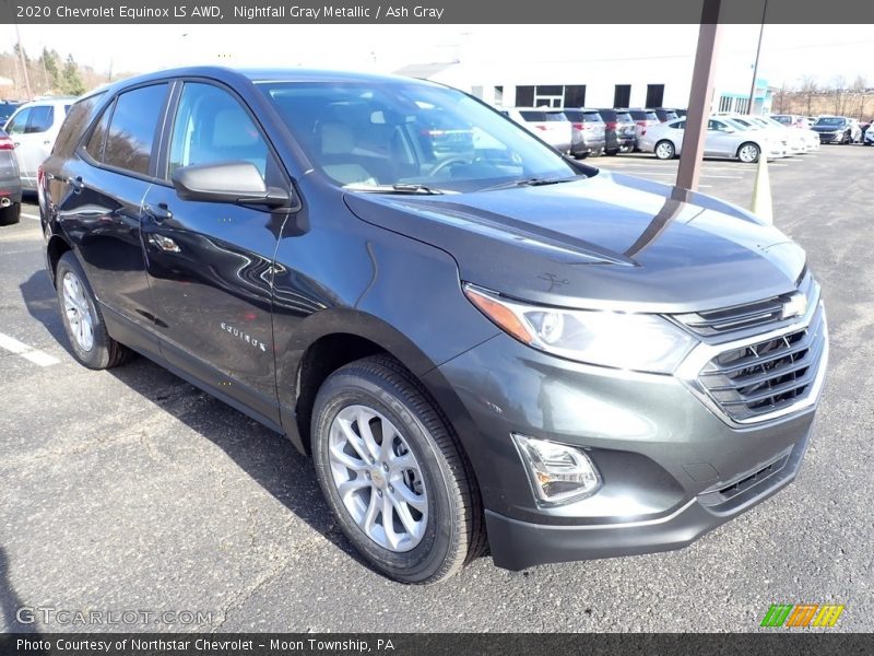 Nightfall Gray Metallic / Ash Gray 2020 Chevrolet Equinox LS AWD