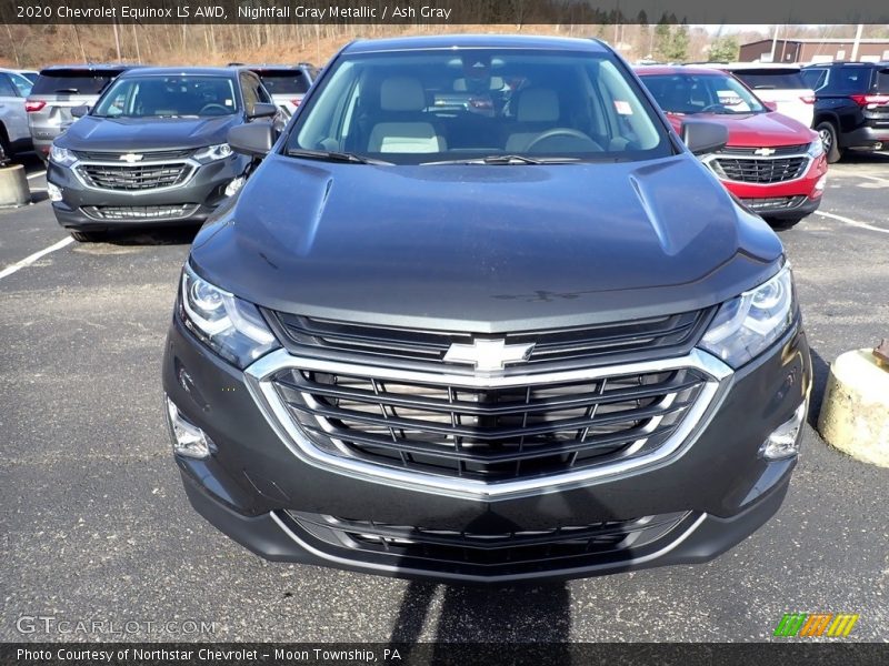 Nightfall Gray Metallic / Ash Gray 2020 Chevrolet Equinox LS AWD