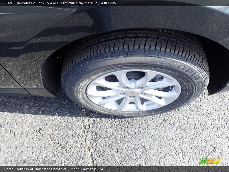 Nightfall Gray Metallic / Ash Gray 2020 Chevrolet Equinox LS AWD