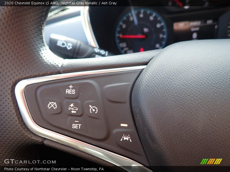 Nightfall Gray Metallic / Ash Gray 2020 Chevrolet Equinox LS AWD