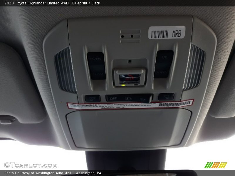 Blueprint / Black 2020 Toyota Highlander Limited AWD