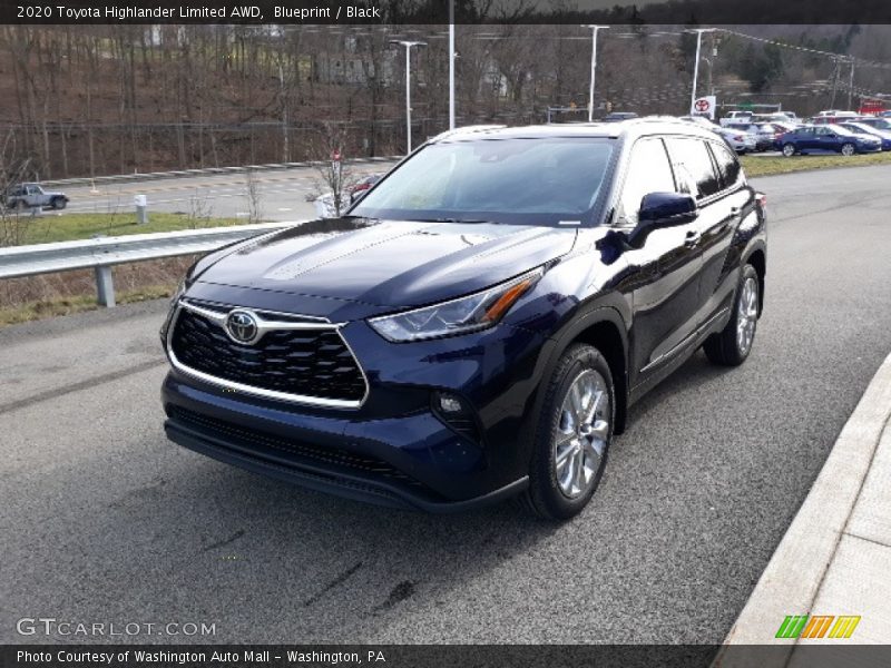 Blueprint / Black 2020 Toyota Highlander Limited AWD