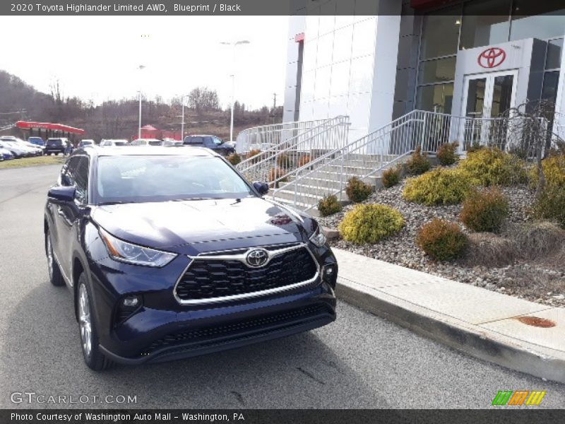 Blueprint / Black 2020 Toyota Highlander Limited AWD