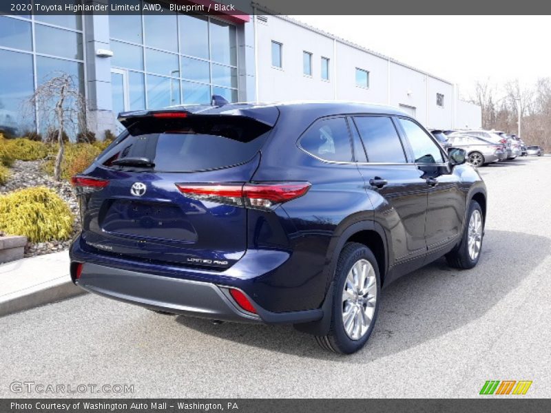 Blueprint / Black 2020 Toyota Highlander Limited AWD
