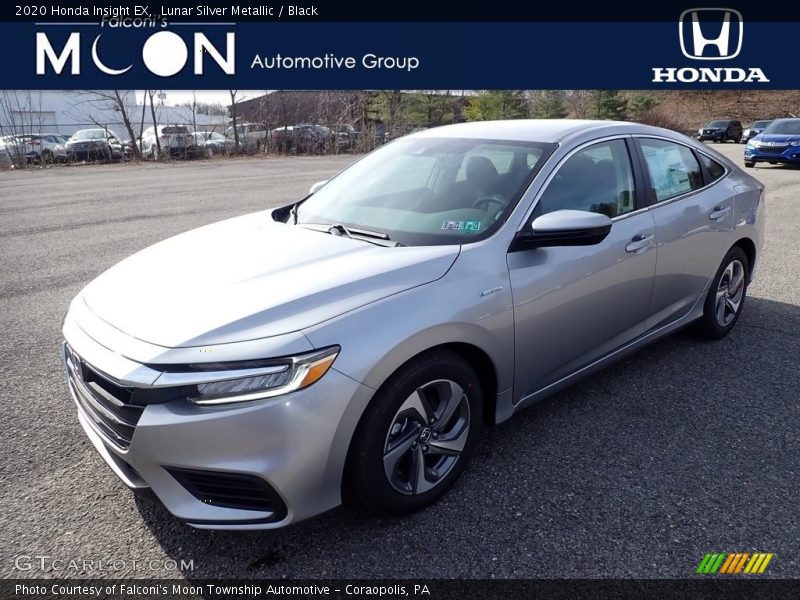 Lunar Silver Metallic / Black 2020 Honda Insight EX
