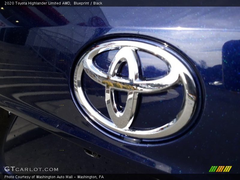 Blueprint / Black 2020 Toyota Highlander Limited AWD