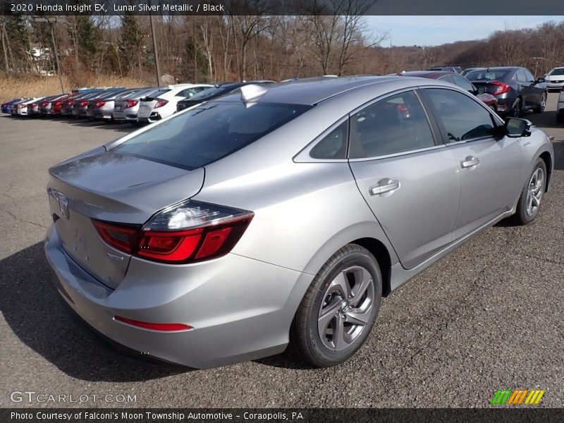 Lunar Silver Metallic / Black 2020 Honda Insight EX