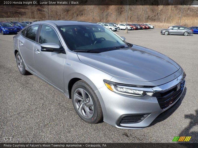Lunar Silver Metallic / Black 2020 Honda Insight EX