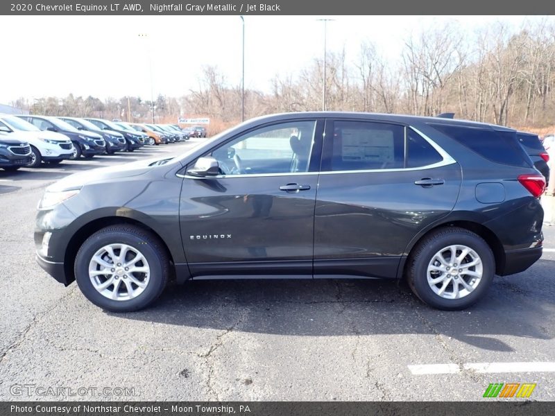Nightfall Gray Metallic / Jet Black 2020 Chevrolet Equinox LT AWD
