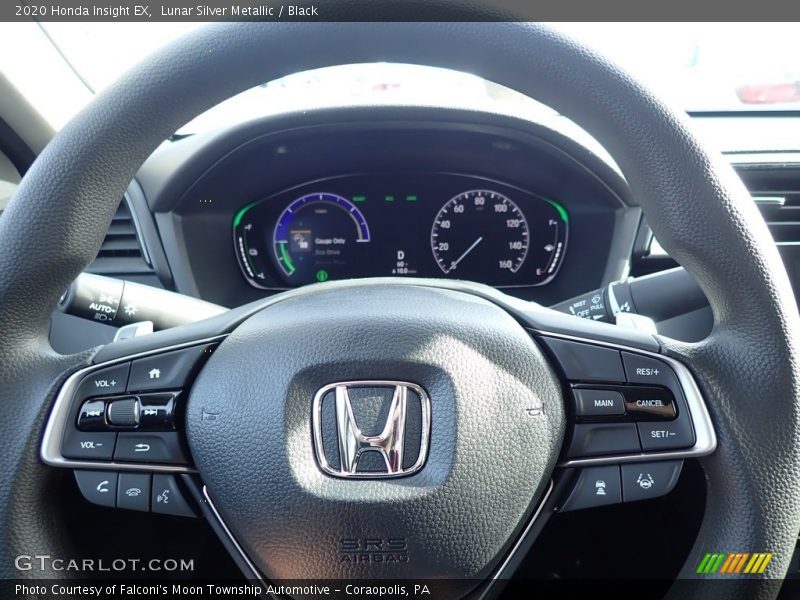 Lunar Silver Metallic / Black 2020 Honda Insight EX